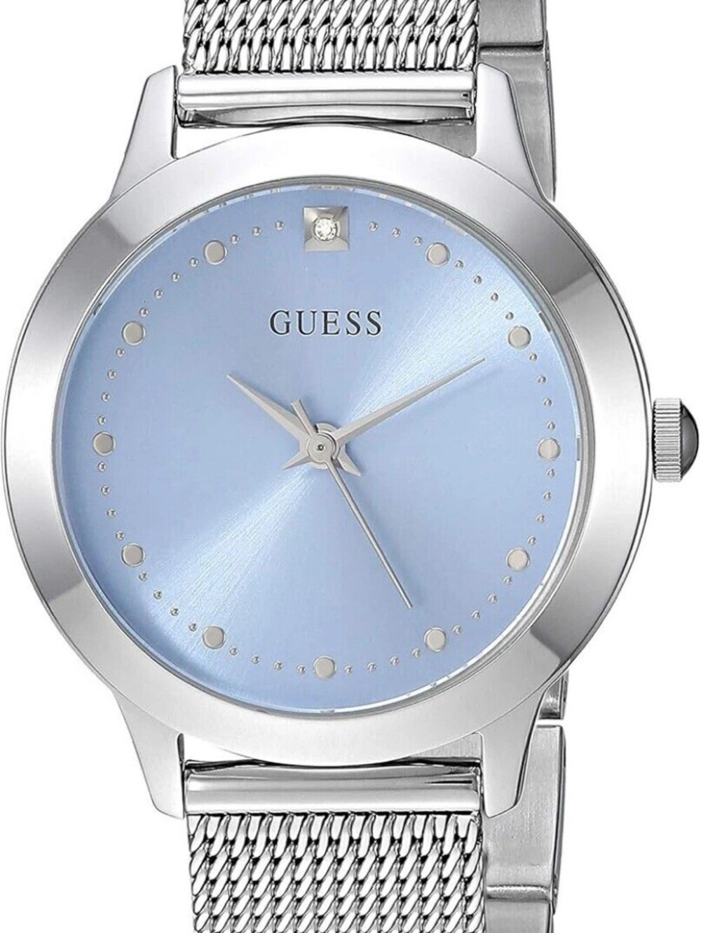 GUESS Women's Quartz Stainless-Steel Strap Silver Casual Watch Analog U1197L2